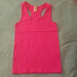 2/$10 Hot Pink Racerback Tank